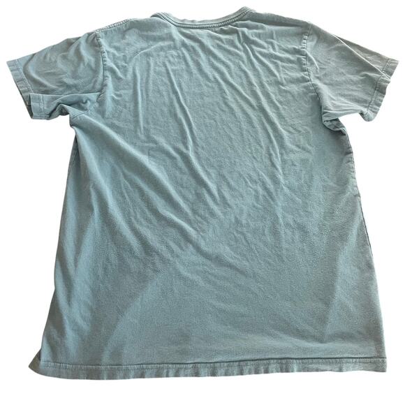 Patagonia Portaledge Concert Organic Short Sleeve Blue Green T-Shirt-Slim Large - Picture 2 of 5
